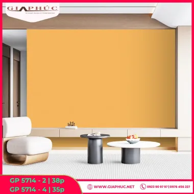 Giấy Dán Tường Màu Cam Đất GP5714 - 2 4
