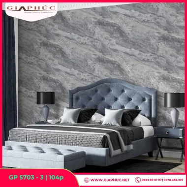 Giấy Dán Tường Vân Đá Xám GP5703 - 3