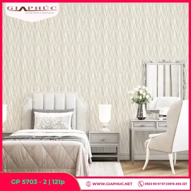 Giấy Dán Tường Màu Be Thanh Lịch GP5703