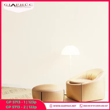 Giấy Dán Tường Màu Be Sáng GP5713 - 1 2