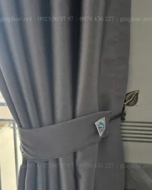 Rèm Vải Xám Ghi GP - 02