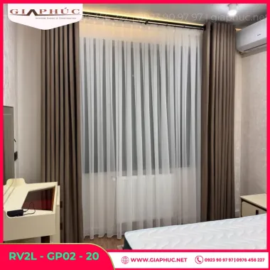 Rèm Roman Màu Xám Tro Phong Cách Tối Giản