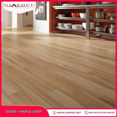 Sàn Gỗ Màu Sáng Maple Light SG002