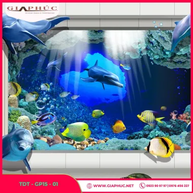 Tranh 3D Biển Cả GP15 - 01