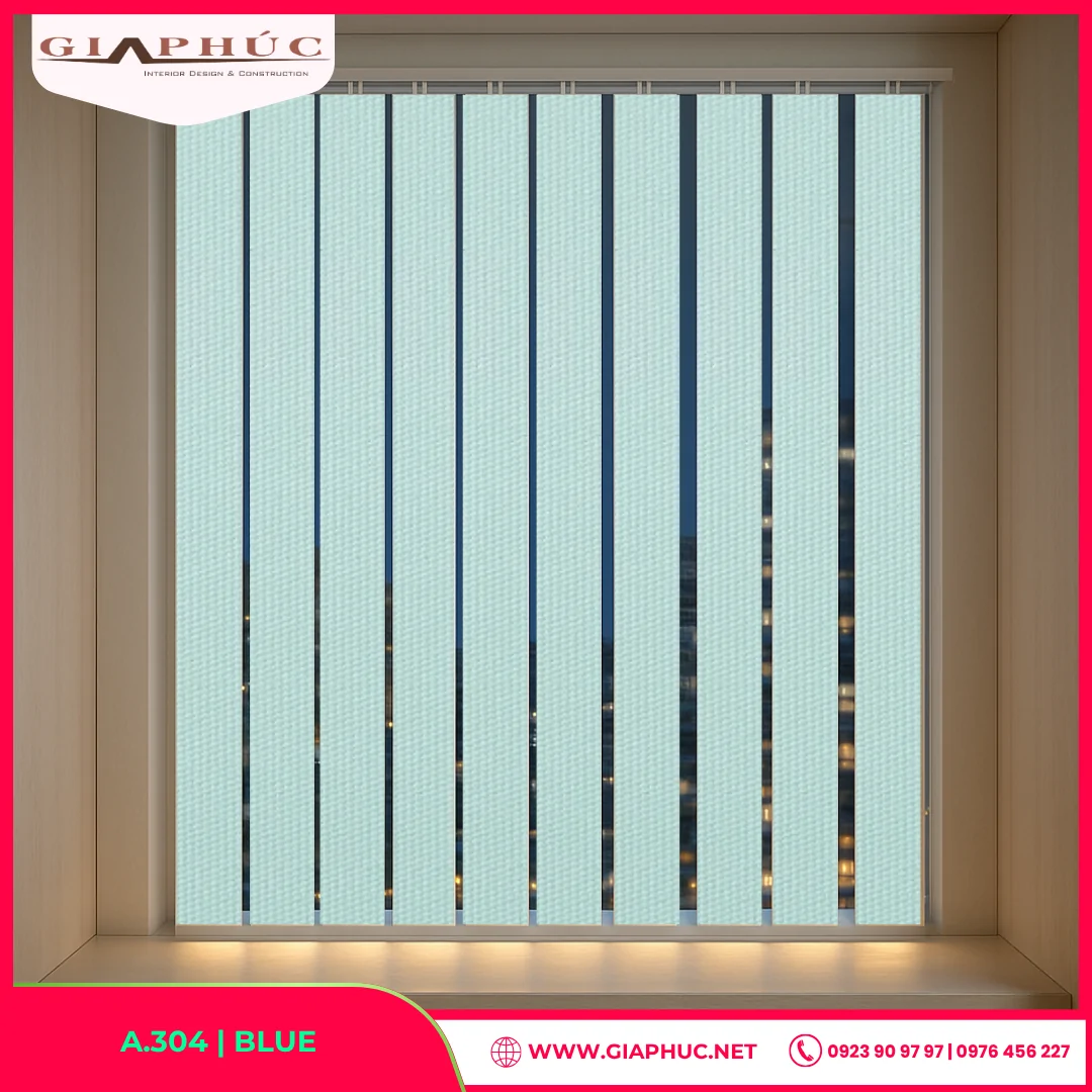 Rèm Sáo Dọc A.304 | BLUE