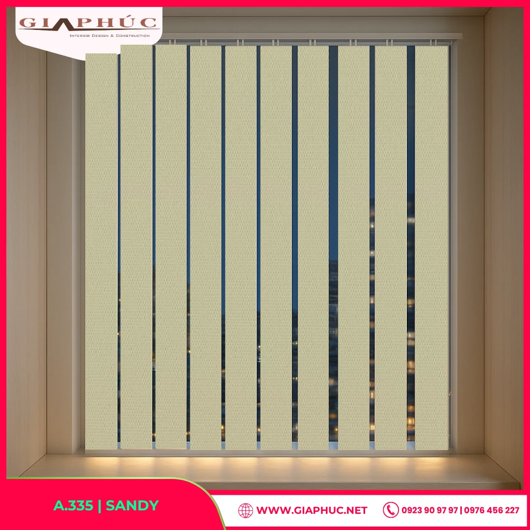 Rèm Sáo Dọc A.335 | SANDY