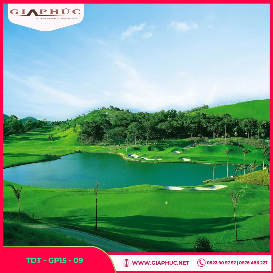 Tranh 3D Sân Golf GP15 - 09